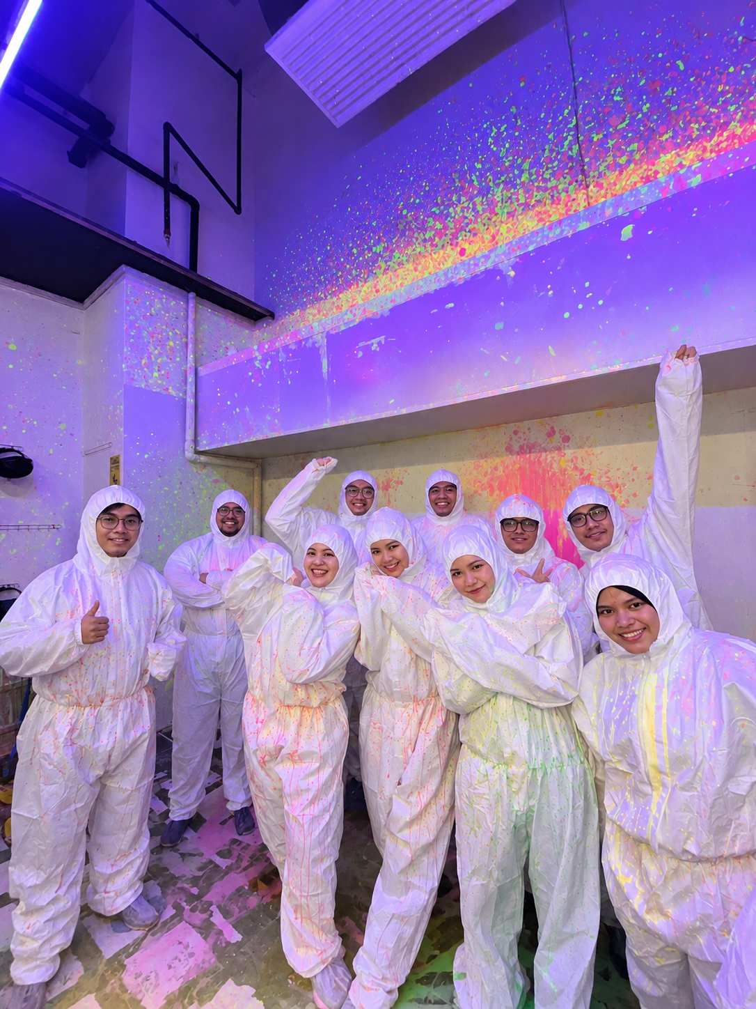 Indoor team-building activity